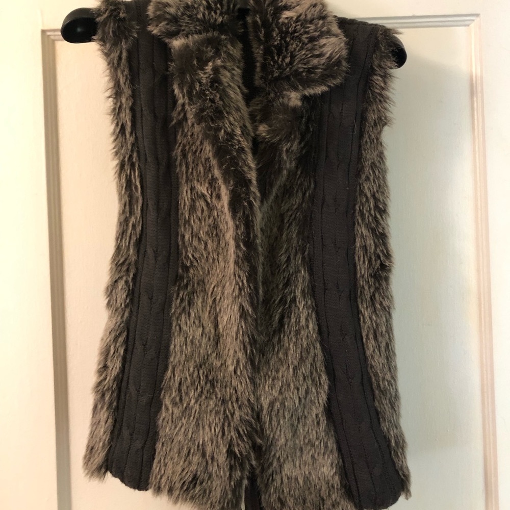 XOXO Brand Faux Fur vest